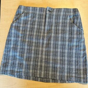 Hollister plaid mini skirt size small